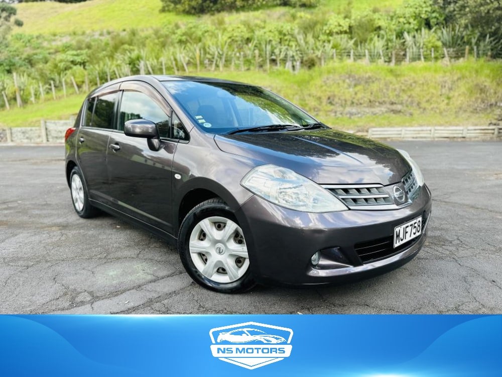 2008 Nissan Tiida NZ RADIO !! Hatchback Tiptronic, 5 seats, Grey, New Import, Petrol, 1,500 cc, 119,000 km