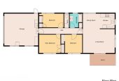 Standalone 3 beds 1 bath house with double garage on 414m2 section, Stroll to Te Atatu Peninsula Market, easy motorway access, 0.2 km to Matipo Road School, 0.9 km to Te Atatu Intermediate, 10A Holman Road, Te Atatu Peninsula, Auckland