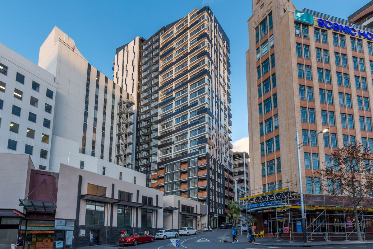 Double Grammar school zone, 62m2 Freehold 2 beds + 1 Flexi room 2 baths apartment, zoned for Auckland Grammar and Auckland Girls Grammar school, Queens Residences, built to the new building code, provides peace of mind, lifestyle, and convenience. 2005/8 Airedale Street, Auckland Central, Auckland