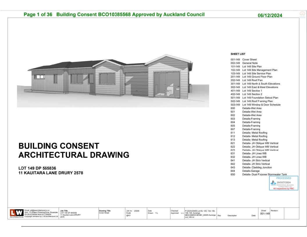 424m2 conrner section with BC for a 5-bedrooms standalone house, includes a one bedroom granny flat, 11 Kauitara Lane, Karaka, Auckland