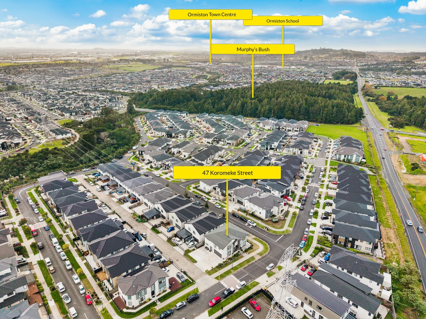 327m2 7 beds ( 5 ensuites) 6.5 baths house with double garage and 2-beds granny, total 6 car parks, close to schools, shopping centre, easy motorway access, 47 Koromeke Street Flat Bush, Auckland