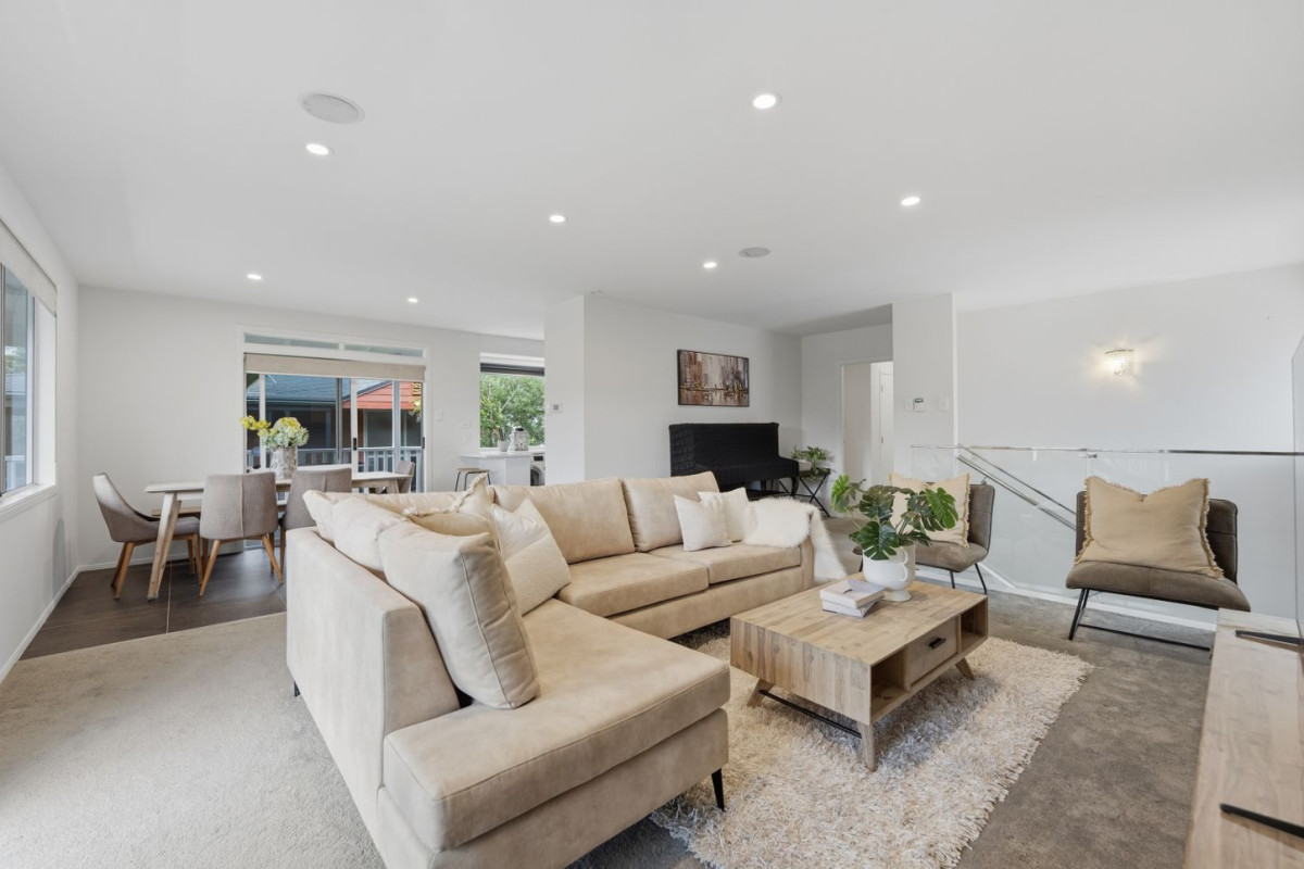 Home and Income, 7A Sailfish Drive, West Harbour, Auckland..160m2 4 beds 3 baths house with car parks on 468m2 section, Solid brick & cedar weatherboard cladding, Separate income area to help offset everyday living costs, close to schools, shops, motorway access & local amenities