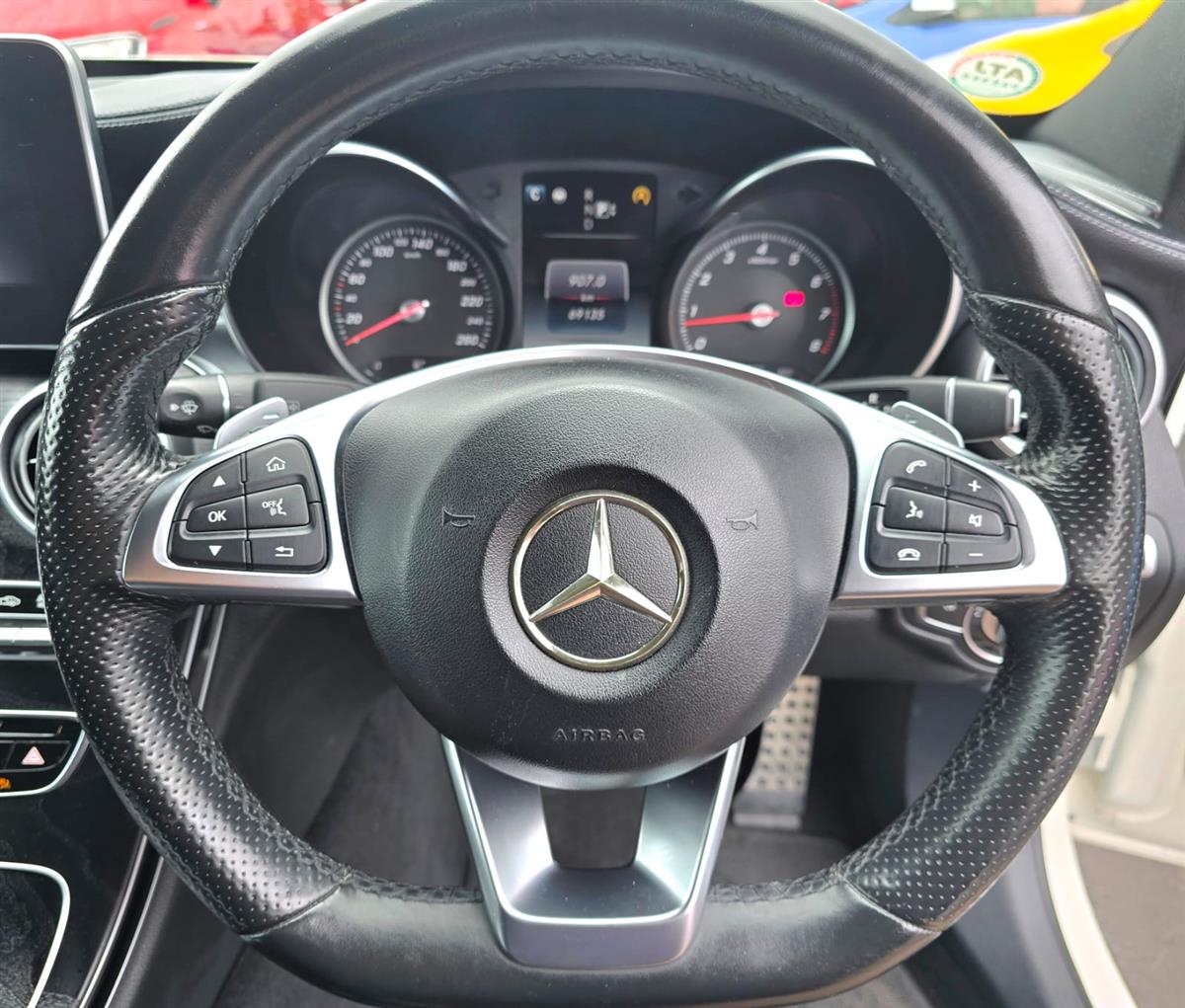 2015 Mercedes-Benz C 200 **Push Start**Cruise Control**Fully Leather & Electric Seats**Reversing Camera** Sedan Automatic, 5 seat, Petrol, 1,991 cc, 69,134 km