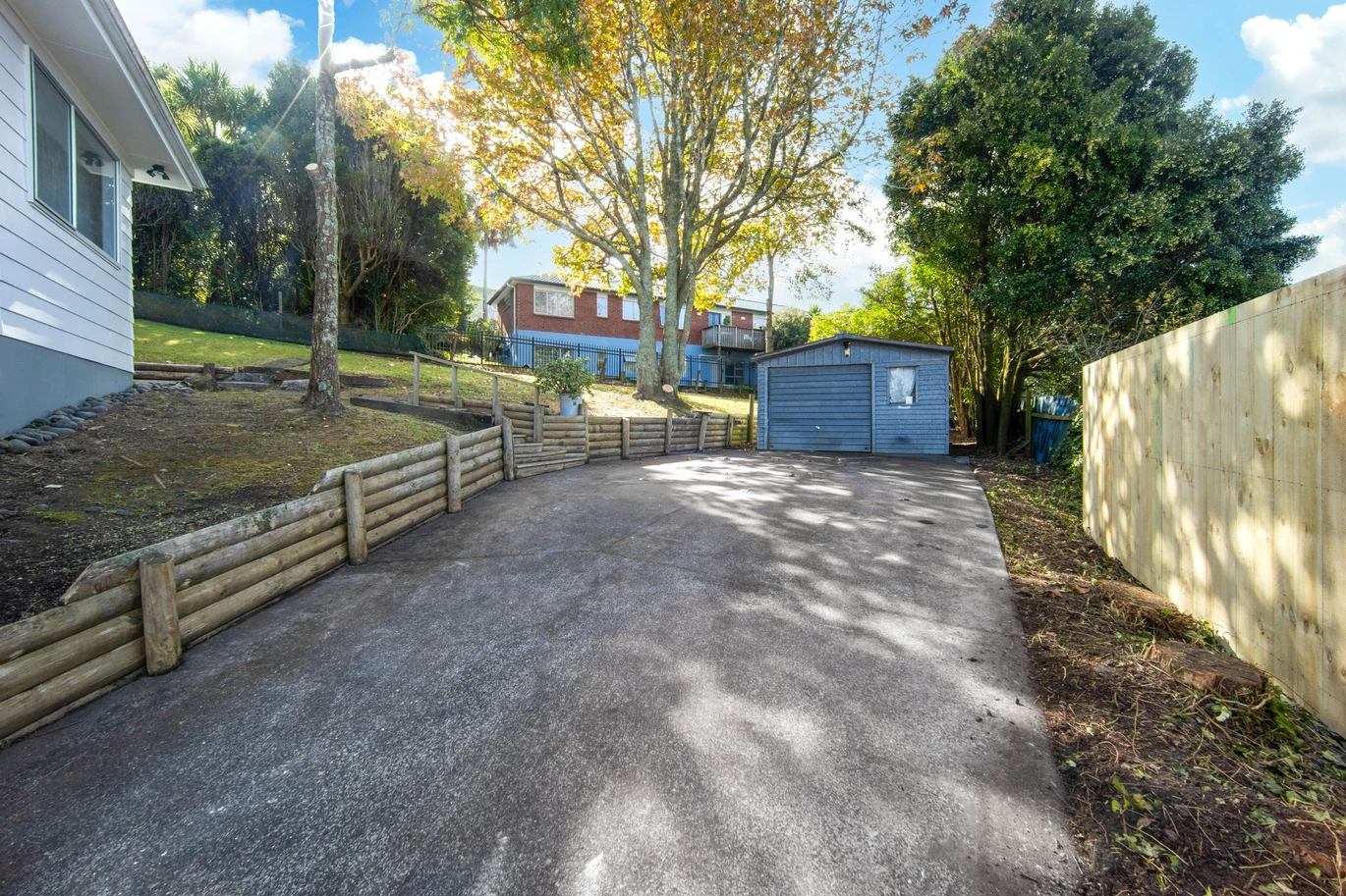 Renovated 3 beds 1 bath house on 1128m2 section, with a deck and pergola, a single garage and additional open parking spaces for up to five vehicles, 12 Glenbervie Crescent Massey,, Auckland