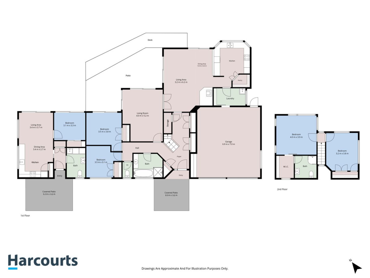 2 Kitchens, Home and Income on 660m2 section, 278m2 brick and tile 5 beds 3 baths house with double garage and 1-bed granny, close to local schools, parks, and public transport, easy access to motorway access, shops, 65 Rhinevale Close, Henderson, Auckland