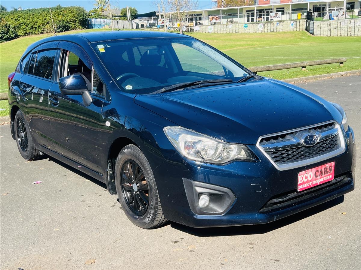 2014 Subaru Impreza CAM CHAIN DRIVEN Hatchback Automatic, REVERSING CAMERA BLUETOOTH, 5 seats, Petrol, 1,600 cc, 75,700 km