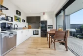 Built by Jalcon Homes, 2 beds 1 bath 1 car park apartment, Positioned on the ground level with its own private courtyard, just a short stroll to the heart of Kumeu, with easy access to Westgate Shopping Centre, SH16 motorway links, zoned for Huapai District School, St Paul’s School, and Massey High School, 3/38 Jane Maree Road Kumeu, Auckland