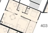 2 beds ( 1 bed + 1 Flexi room) 1 bath apartment, Stunning water views to Takapuna & Hauraki Gulf, close to shops, schools, motorway access, 0.9 km to Takapuna School, zoned for Westlake Girls’ High School, 403-48 Esmonde Road, Takapuna, Auckland