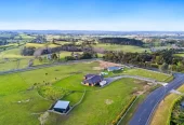 Home and Income on 3.9172ha section, 4 beds 2 baths main home, Standalone 2 beds 1 bath minor dwelling with its own access, triple road frontage, with fenced paddocks, a nearly new 185 metre deep underground water bore, a hay barn/shed, and dual driveways, within walking distance to Taupaki School and kindergarten, and just a short drive to Kumeu Town, 118 Cottle Road, Taupaki, Auckland