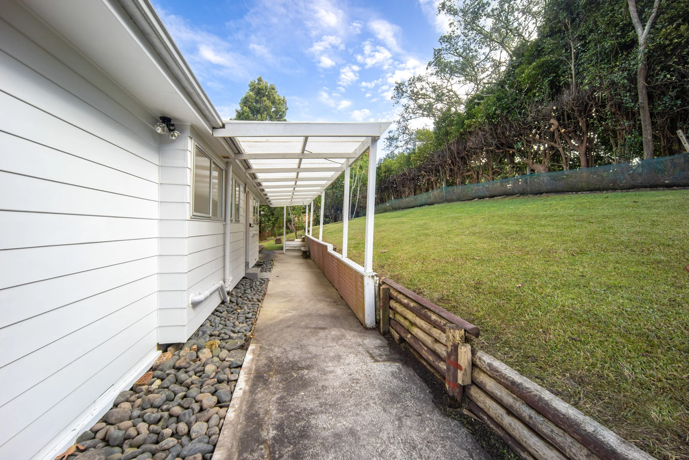 Renovated 3 beds 1 bath house on 1128m2 section, with a deck and pergola, a single garage and additional open parking spaces for up to five vehicles, 12 Glenbervie Crescent Massey,, Auckland