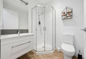 Built by Jalcon Homes, 2 beds 1 bath 1 car park apartment, Positioned on the ground level with its own private courtyard, just a short stroll to the heart of Kumeu, with easy access to Westgate Shopping Centre, SH16 motorway links, zoned for Huapai District School, St Paul’s School, and Massey High School, 3/38 Jane Maree Road Kumeu, Auckland
