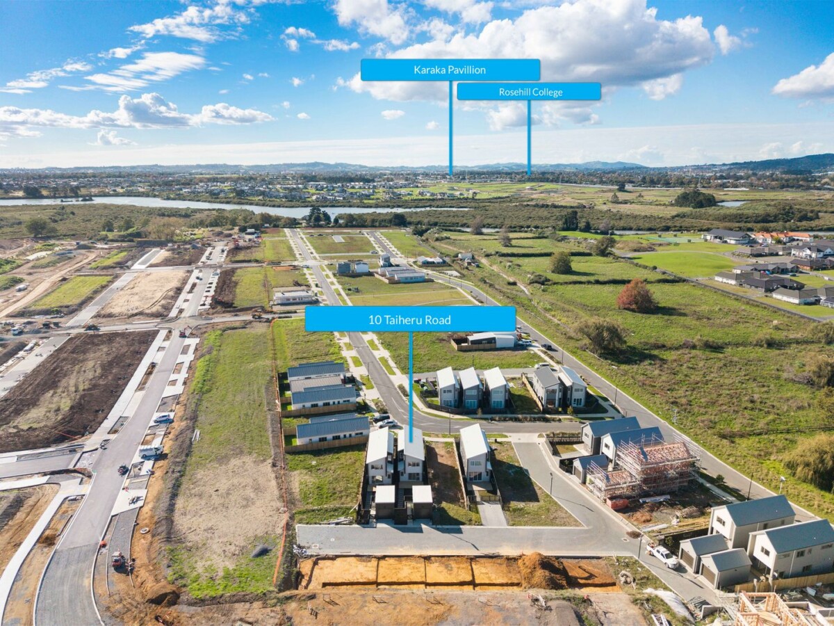 Brand standnew 3 beds 2.5 baths house, A separate garage provides flexibility for secure parking, storage, or additional utility, 10 & 12 Taiheru Road, Karaka, Auckland