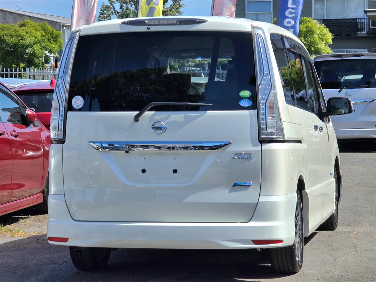 2014 Nissan Serena **S-Hybrid**Cruise Control**Leather Seats**Electric Doors**Reversing Camera**Lane Assist** Van Automatic, 8 seats, Hybrid, 1,997 cc, 119,789 km