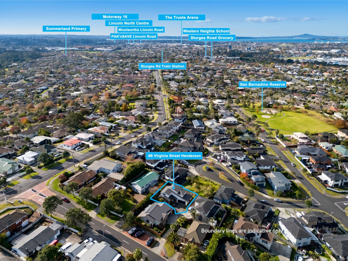 Owners Relocating, 163m2 3 beds 2.5 baths house with double garage on 364m2 section, close to local schools, shops, and public transport, with Sturges Road Train Station just a short distance away, plus easy access to the amenities of Henderson and Lincoln Road, 4B Virginia Street, Henderson, Auckland
