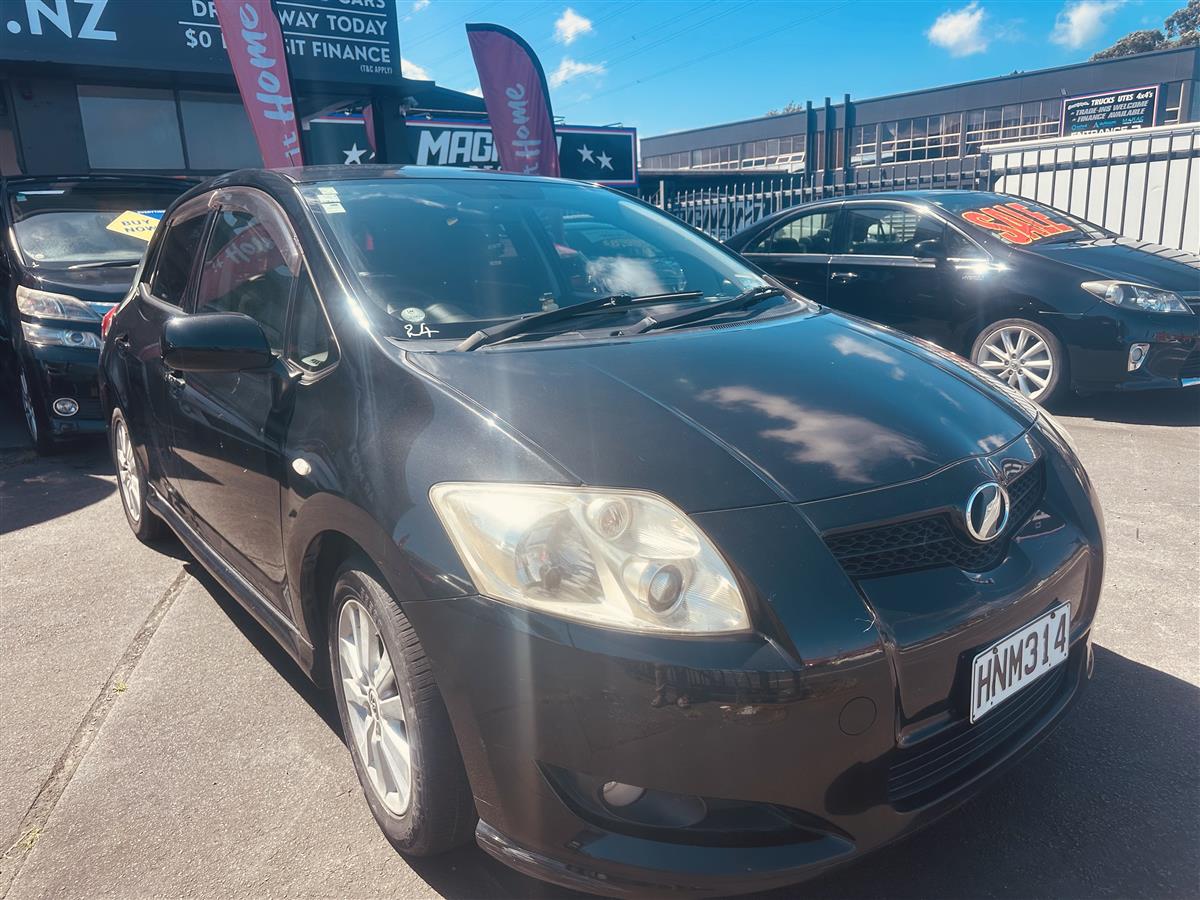 2007 Toyota Auris TOYOTA AURIS 1.8LTR Hatchback Tiptronic, Black, 5 seats, Petrol, 1,800 cc, 150,000 km