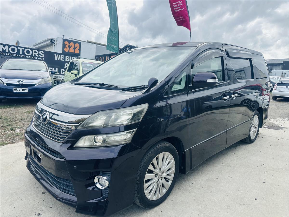 2012 Toyota Vellfire Van Automatic, STOCK CLEARNCE SALE, 7 seats, Petrol, 2,500 cc, 162,000 km