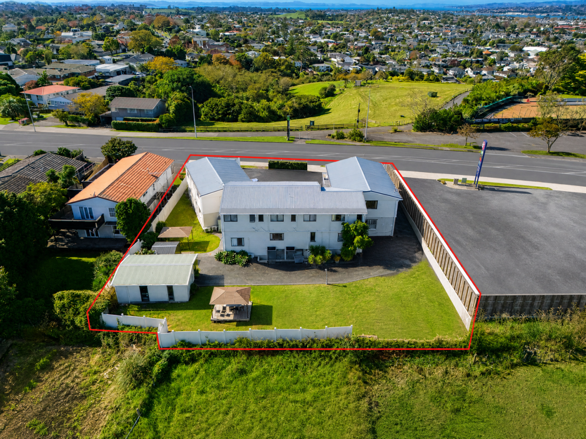 Investment Opportunity (Asset Realisation Sale), Two freehold titles, 16 self-contained units on 1365m2 section, Long-term lease in place providing stable holding income, Indicative CV circa $4.3 million (to be confirmed), 360 Saint Johns Road, St Heliers, Auckland
