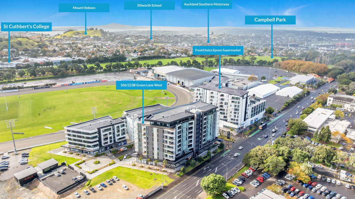 Double Grammar school zone, Liquidating sale, 65m2 1 bed + flexi room 1 bath 1 car park apartment, monment from Cornwall Park and One Tree Hill, zoned for Auckland Grammar and Epsom Girls Grammar school, 106/223B Green Lane West, Epsom, Auckland