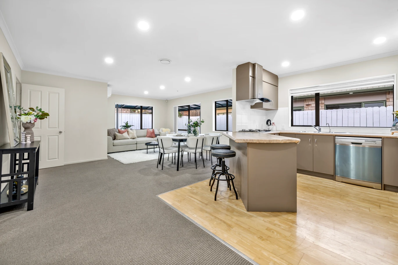 134m2 Brick and tile 3 beds 2 baths house with double garage on 300m2 section, close to Botany Doens and Ormiston shopping centres, 23 Mandival Avenue, Flat Bush, Auckland