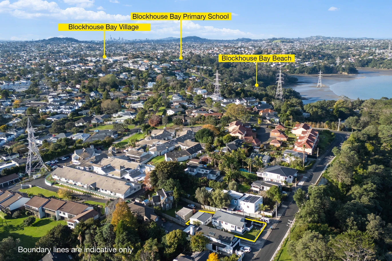 Sea views, Next to a seaside reserve, 123m2 3 beds 2 baths house with double garage, zoned for Blockhouse Bay School, Blockhouse Bay Intermediate, Lynfield College, and Green Bay High School, 51 Taunton Terrace, Blockhouse Bay, Auckland