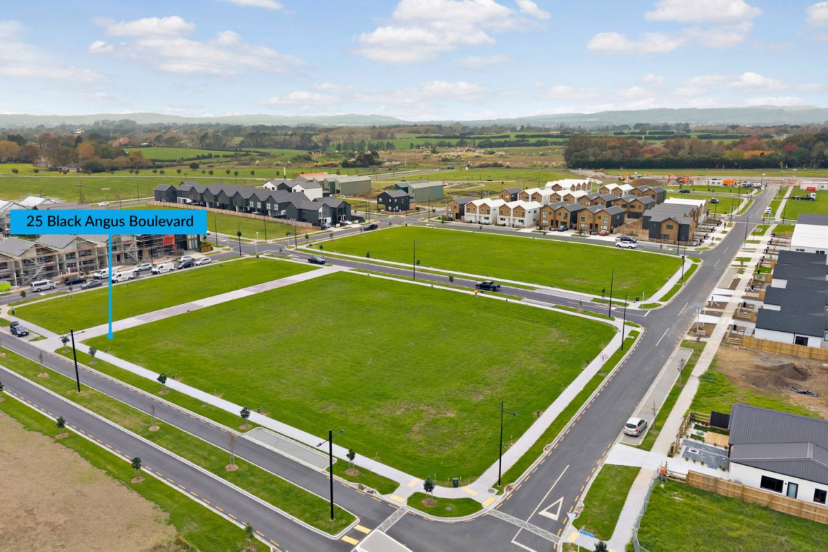 Titles issued , 264m2 section with RC, BC for a 4-bedroom + study standalone home, easy access to motorway, Minutes to Karaka Village and Drury, Close to ACG Strathallan and local schools, Surrounded by parks, walkways, and future amenities, 25 Black Angus Boulevard, Karaka,, Auckland