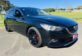 2013 Mazda Atenza 2.5 S LEATHER INTERIOR CRUISE CONTROL Station Wagon Automatic, 5 seats, Black, Petrol, 2,500 cc, 54,482 km