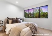 3 beds (1 ensuite) 2 baths home, an extra living space that can be utilized as a study or another lounge area. a car park and a garden shed, close to schools, shops, motorway access, 0.7 km to Royal Road School, 26D Bellringer Road, Massey, Auckland