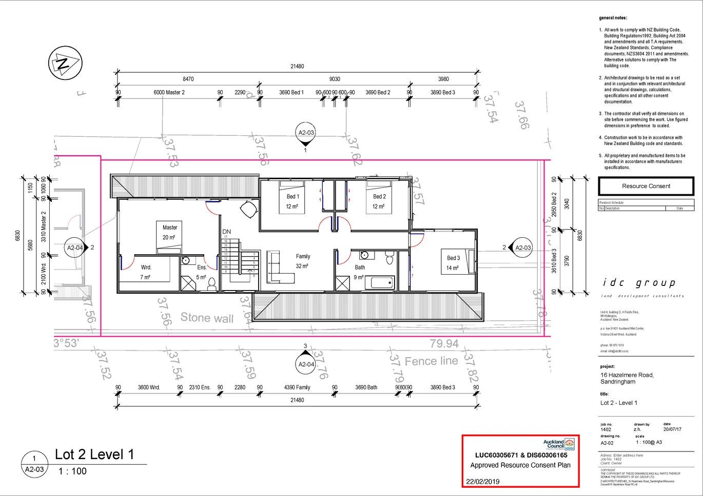 Mt Albert Grammar school zone, Freehold 286m2 section with Title Issued, This site comes with a draft house design of approximately 266m², 5 bedrooms | 3 bathrooms | 2 living areas | Double garage (Building consent required). close to local shops, schools, parks, 16B Hazelmere Road Sandringham, Auckland