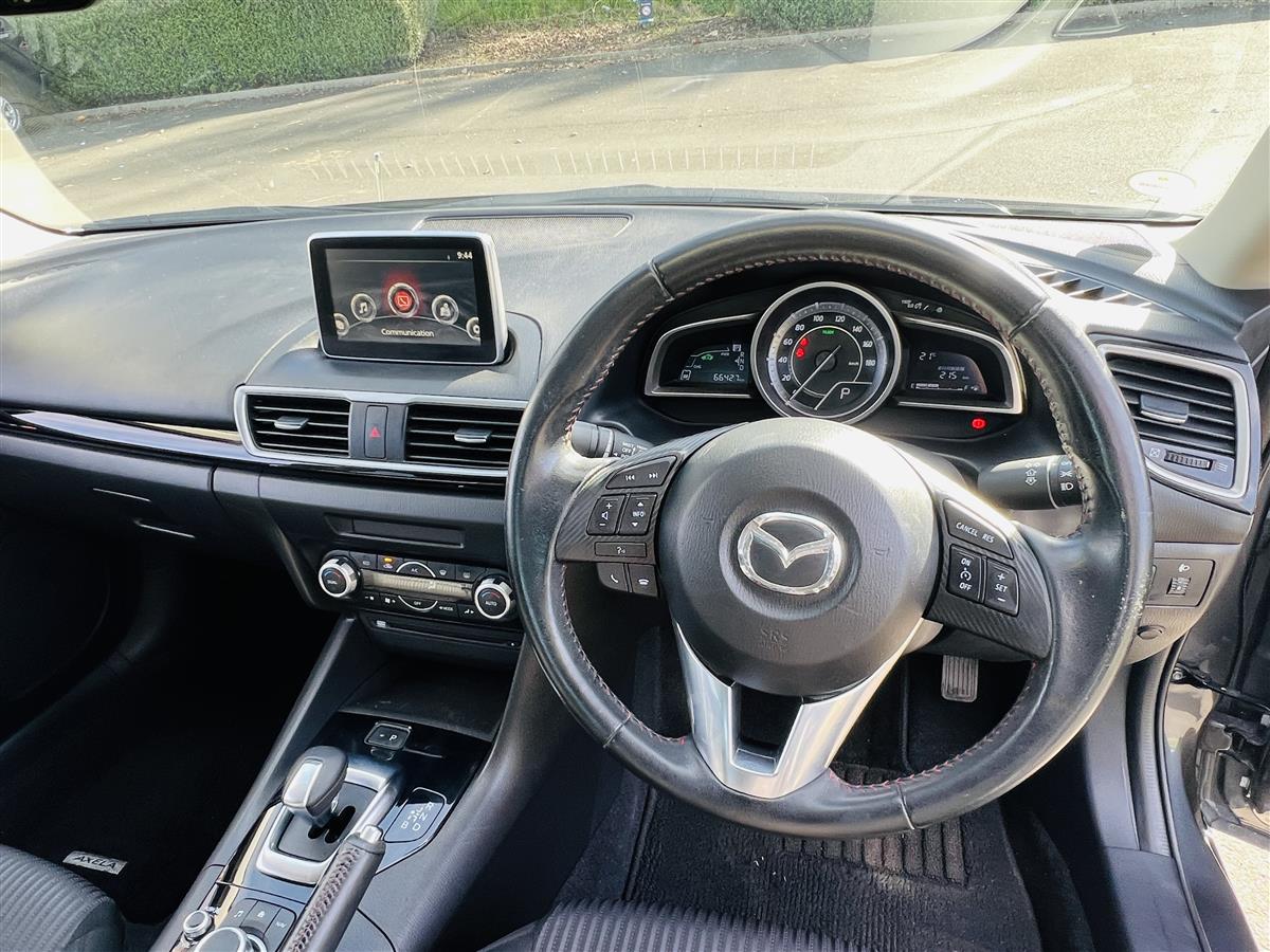 2015 Mazda Axela HYBRID CRUISE CONTROL Sedan Automatic, 5 seats, Grey, Hybrid, 2,000 cc, 66,411 km