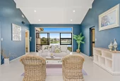 Overseas Vendor Must sell, 720m2 Sea views 5 beds 5 baths house with triple garage and A self-contained guest wing, car room, music room, office, swimming pool, the full-sized tennis court. A sauna, private gym, and children’s playground, direct beach access from the backyard for sunrise kayaking, moments from Half Moon Bay’s shops, 38 Venus Place, Half Moon Bay, Auckland