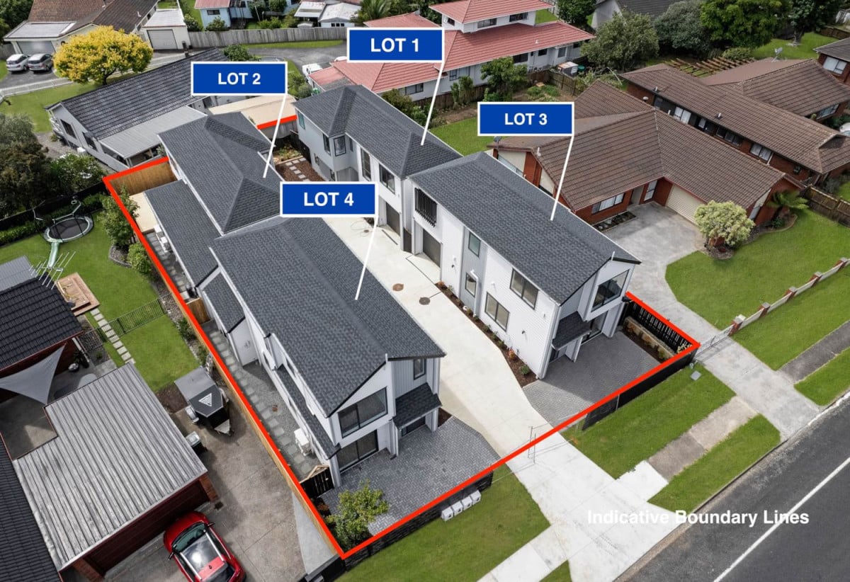 10 Year Master Build Guarantee, Brandnew standalone 3 beds 2.5 baths home with garage, move-in ready, Current CV Lots 3 & 4, $1,000,000. Lot 1 CV $1,050,000, close to schools, beaches, High Park shopping centre, 0.4 km to Macleans Primary School, Lots 1-4/110 Hutchinsons Road, Bucklands Beach, Auckland