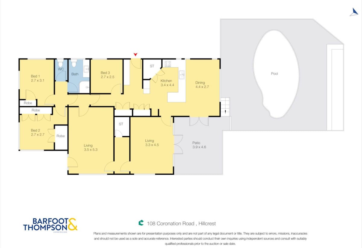 Double Westlake school zone, 3 beds 1 bath house with swimming pool on 812m2 section, zoned for Westlake Boys High School and Westlake Girls High School, and within easy reach of Sunnybrae Primary School, close to shopping centres, motorway access, 108 Coronation Road, Hillcrest, Auckland