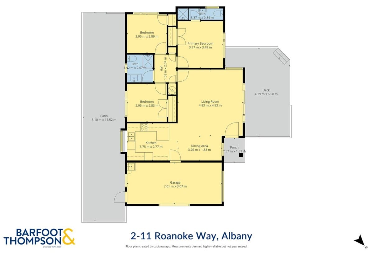 Renovated & Solid Brick 3 beds 2 beds house with garage, minutes to schools, Albany Mall, parks, motorway access, 0.2 km to Albany School, 2/11 Roanoke Way, Albany, Auckland