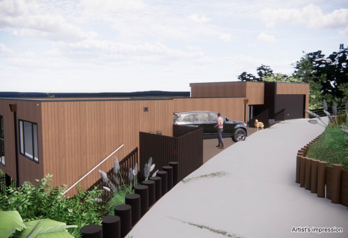 20390m² section with RC, BC, now extended until 7 May 2027, surrounded by established native bush, close to reserves, school, shops, golf club, easy motorway access, 1 km to Halsey Drive School, 39H Cape Horn Road, Mt Roskill, Auckland