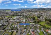 Brick 3 beds 1 bath house with standalone double garage on 561m2 section, close to Pukekohe township, schools, childcare centres, parks, and public transport, 0.2 km to Pukekohe North School, 34 Montgomery Avenue, Pukekohe, Auckland