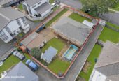 Brick 3 beds 1 bath house with standalone double garage on 561m2 section, close to Pukekohe township, schools, childcare centres, parks, and public transport, 0.2 km to Pukekohe North School, 34 Montgomery Avenue, Pukekohe, Auckland
