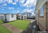 Brick 3 beds 1 bath house with standalone double garage on 561m2 section, close to Pukekohe township, schools, childcare centres, parks, and public transport, 0.2 km to Pukekohe North School, 34 Montgomery Avenue, Pukekohe, Auckland