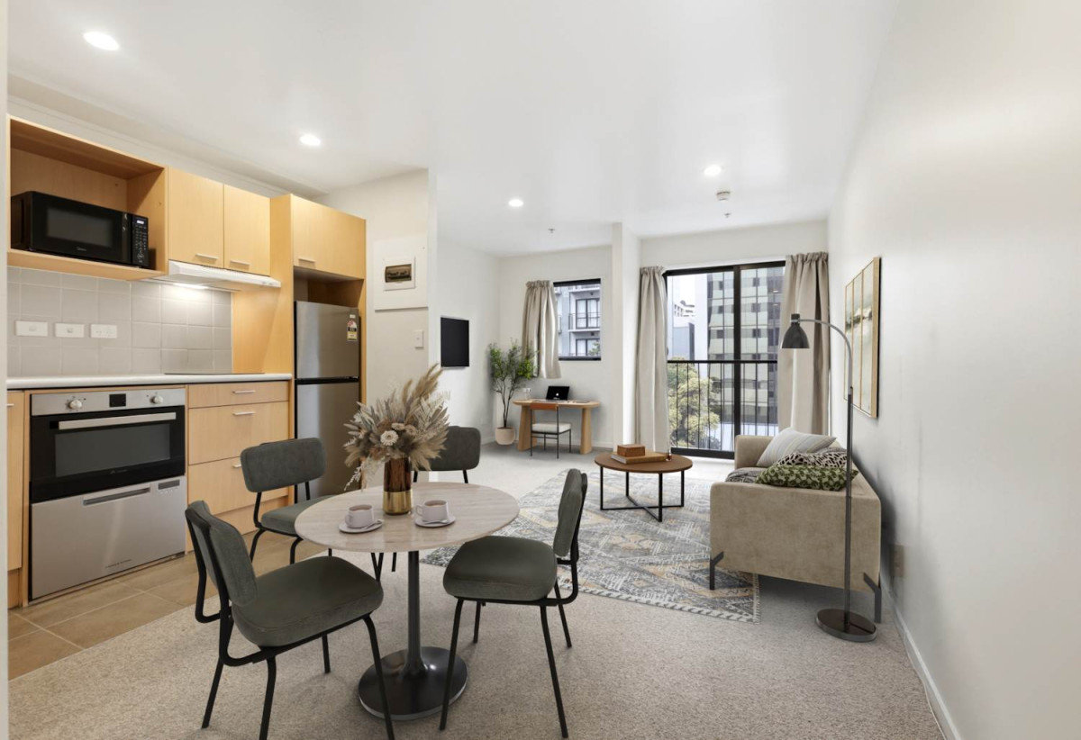 Motivated Vendor Wants It go, Auckland Girls’ Grammar School zone, 34m2 Freehold Renovated 1 bed 1 bath apartment, Move-in ready, 0.7 km to Auckland Girls’ Grammar School, 407/421 Queen Street, City Centre, Auckland