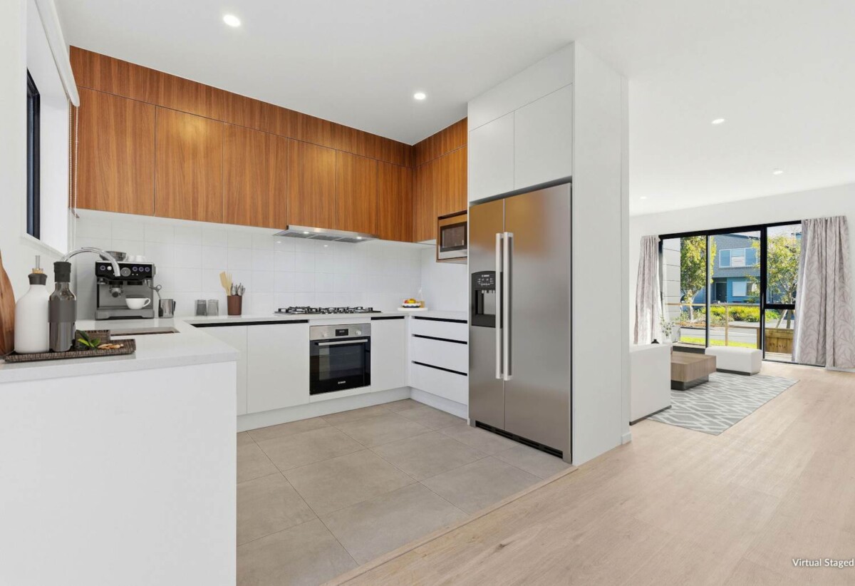 4 beds 2.5 baths home with double standalone double garage, Floor area – 179sqm (includes house 143sqm, garage 36sqm), CV 2024 – $1.15M, close to shops, schools, easy motorway access, 0.4 km to Hobsonville Point Secondary School, 0.5 km to Hobsonville Point Primary School, 135E Clark Road, Hobsonville, Auckland