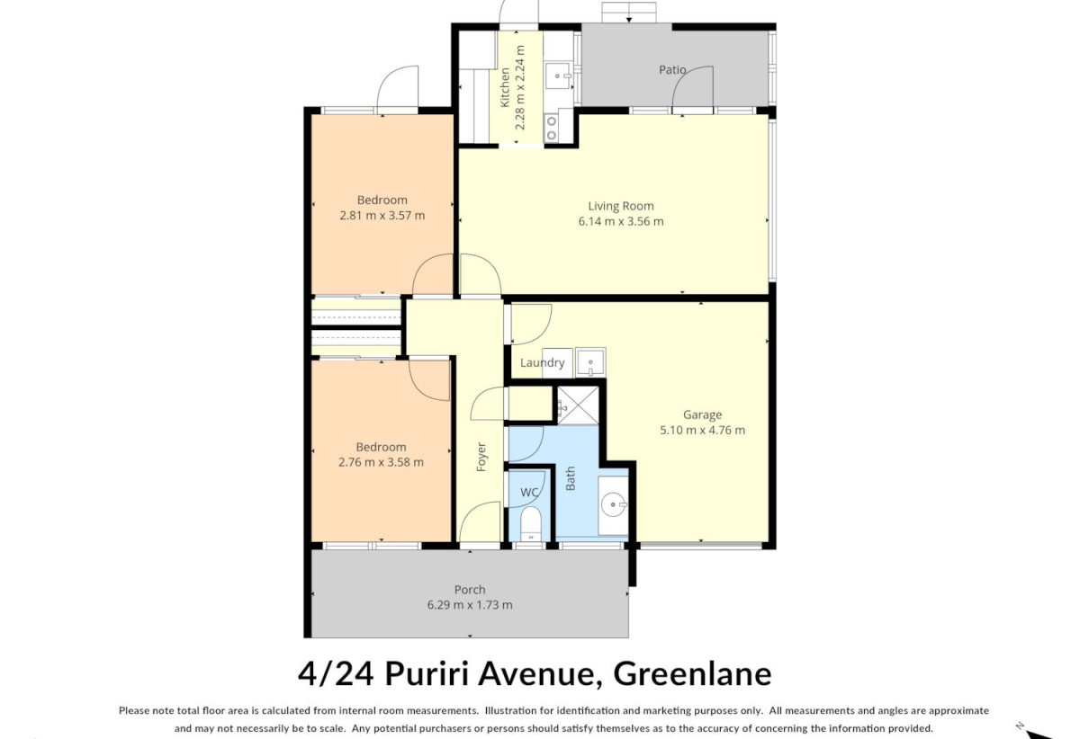 2 beds 1 bath home with garage, the property features both front and rear outdoor spaces, Zoned for the highly regarded Cornwall Park District School and Remuera Intermediate School, just moments from One Tree Hill, supermarket, motorway access, 4/24 Puriri Avenue, Greenlane, Auckland