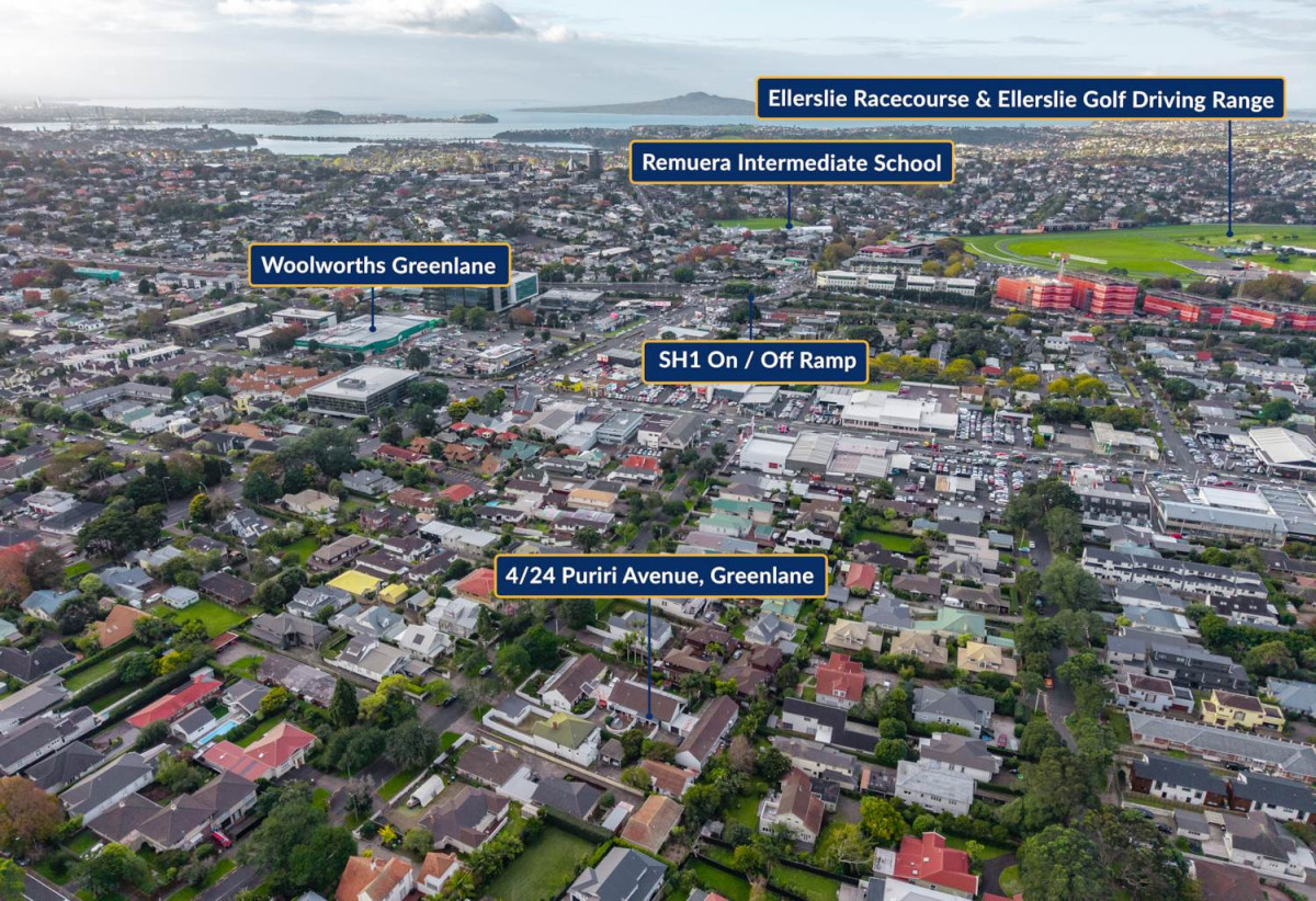 2 beds 1 bath home with garage, the property features both front and rear outdoor spaces, Zoned for the highly regarded Cornwall Park District School and Remuera Intermediate School, just moments from One Tree Hill, supermarket, motorway access, 4/24 Puriri Avenue, Greenlane, Auckland