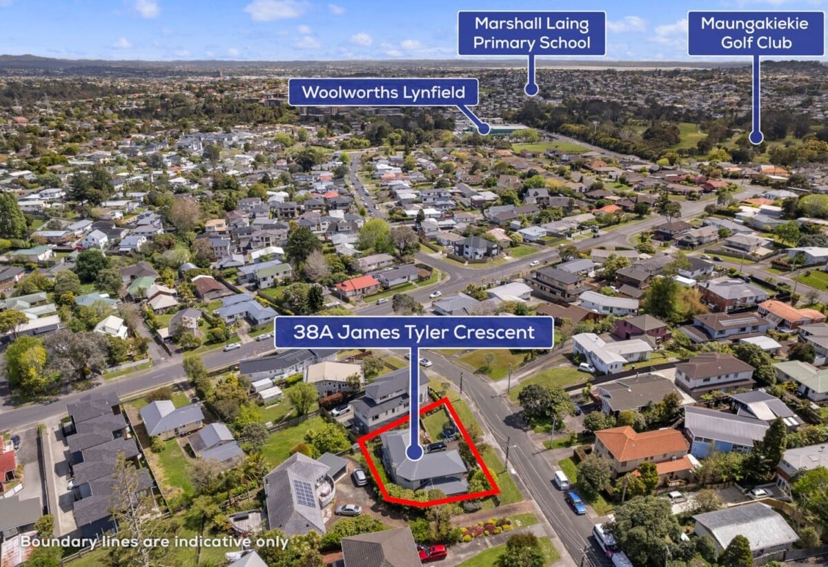 243m2 4 beds 2.5 baths house with double garage on 500m2 section, close to schools, reserves, shops, supermarket, golf club, easy motorway access, 0.7 km to Halsey Drive School, 1.4 km to Lynfield College, 38A James Tyler Crescent, Lynfield, Auckland