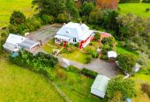 5.2457ha section, More than 320m2 Lifestyle 5 beds 3 baths house, storage for cars or tractors, seven paddocks, mature trees, a natural spring, landscaped ponds, a tennis court and a heated 100,000-litre swimming pool. Downstairs A home theatre, rumpus room, larder, laundry, linen room, sauna, bathroom and generous storage, 0.4 km to Taupaki School, 364 Waitakere Road, Taupaki, Auckland