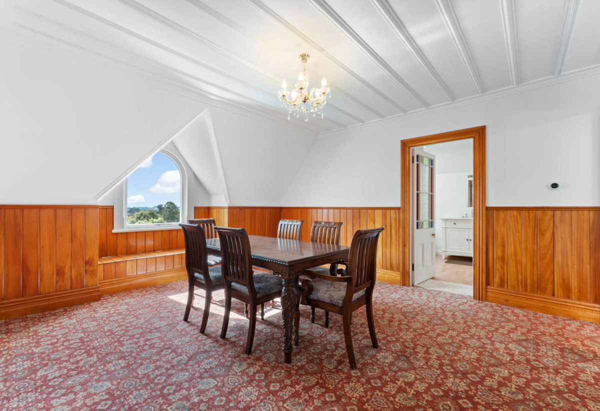 5.2457ha section, More than 320m2 Lifestyle 5 beds 3 baths house, storage for cars or tractors, seven paddocks, mature trees, a natural spring, landscaped ponds, a tennis court and a heated 100,000-litre swimming pool. Downstairs A home theatre, rumpus room, larder, laundry, linen room, sauna, bathroom and generous storage, 0.4 km to Taupaki School, 364 Waitakere Road, Taupaki, Auckland