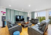 Owners relocating, 6 beds 4 baths house with double garage and views on 368m2 section, 3 beds 1 bath 1 lounge ground floor, walking distance of the bus stop, schools, shopping centre, 0.8 km to Northcote College and Willow Park School, 25 Pupuke Road, Birkenhead, Auckland