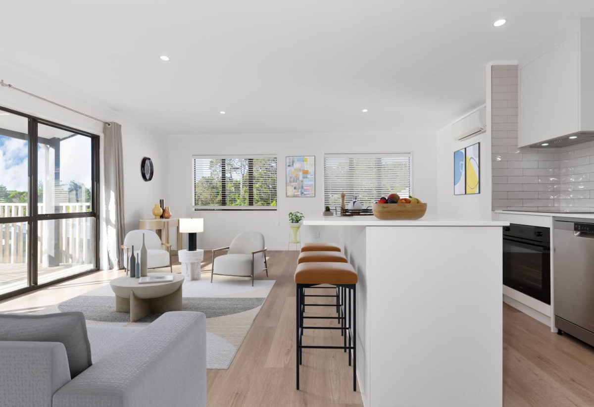 Must sell, move-in ready, 3 beds 1 bath house with double garage, Reserves, bush walks and playgrounds are nearby, Easy drive to Glenfield Mall, 0.6 km to Bayview School, 11 Randal Place, Bayview, Auckland