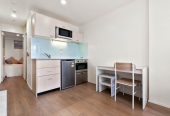 Auckland Girls’ Grammar School zone, Freehold 2 beds 1 bath apartment, 32sqm internal size PLUS a good-sized balcony, Full furniture package is included, move-in ready, 0.9 km to Auckland Girls’ Grammar School, 1229/72 Nelson Street, City Centre, Auckland