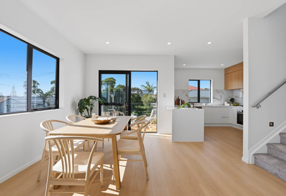 Brandnew standalone 5 beds 4 baths home with garage, 2 beds 1 bath ground floor, close to schools, shops, supermarkets, reserves, gulf club, 0.6 km to Lynfield College, 73,75/79 Cnr Terry Street and McFadzean Drive, Blockhouse Bay, Auckland