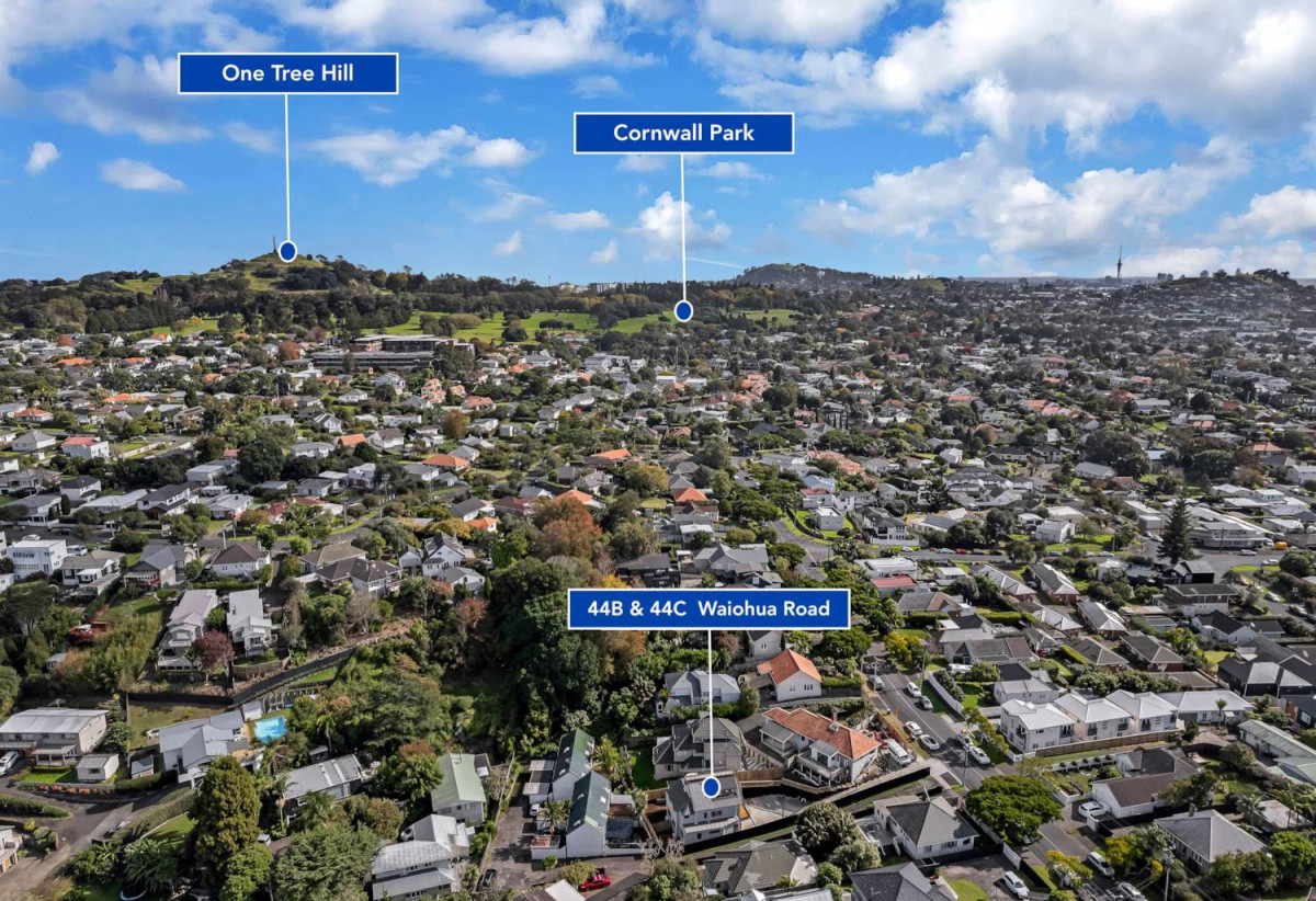Brandnew 3 beds 2.5 bath Duplex home with garage, close to schools shops, parks, motorway access, 0.6 km to Ellerslie School, 1.7 km to Remuera Intermediate, 44B Waiohua Road, Greenlane, Auckland