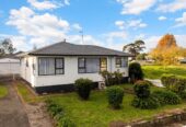 Freshly painted interior – move-in ready, 3 beds 1 bath house with standalone double garage and Additional rumpus room on 708m2 section, park across the road, close to shops, schools, motorway access, 0.3 km to Rosehill Intermediate, 0.4 km to Rosehill College, 41 Tatariki Street, Papakura, Auckland